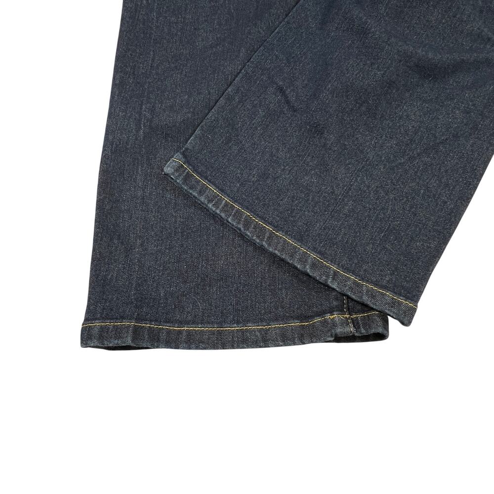 WOMAN WITHIN Pull On Jeans Womens 20W Tall Dark Wash Stretch Denim Pants - Picture 5 of 9